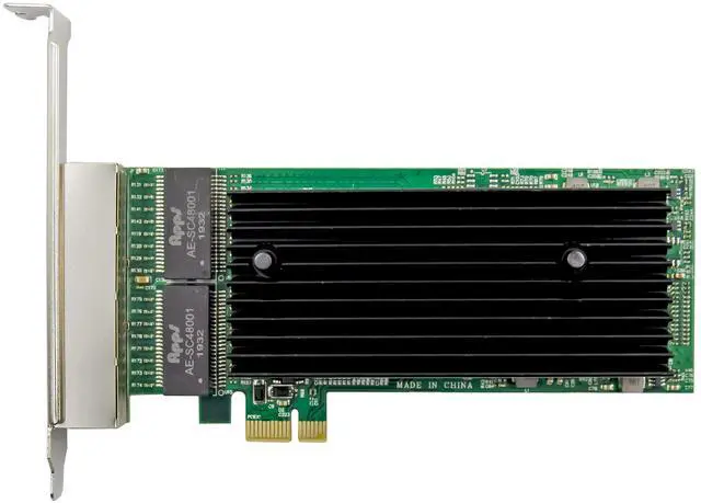 Alt view image 2 of 7 - JVFYI PCIe Intel JL82576EB Quad-Port Gigabit Server NIC