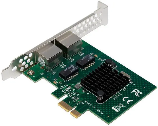 Alt view image 4 of 7 - JVFYI PCIe NetXtreme Dual-Port Gigabit Network card