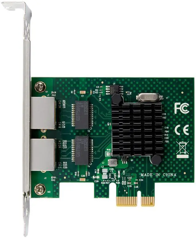Alt view image 2 of 7 - JVFYI PCIe NetXtreme Dual-Port Gigabit Network card