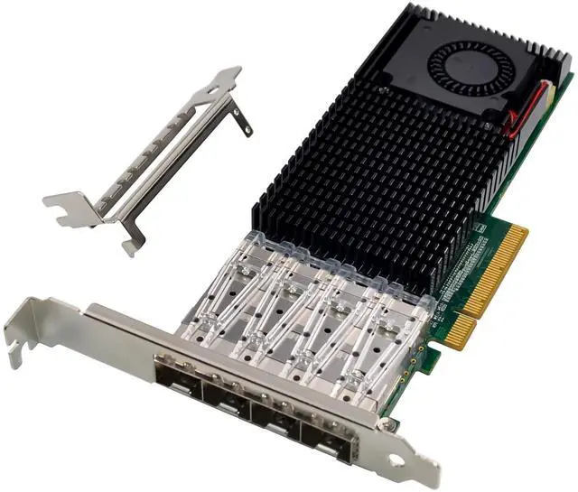 Main image of JVFYI PCIe X520 Quad-Port 10GbE SFP+ Ethernet Card