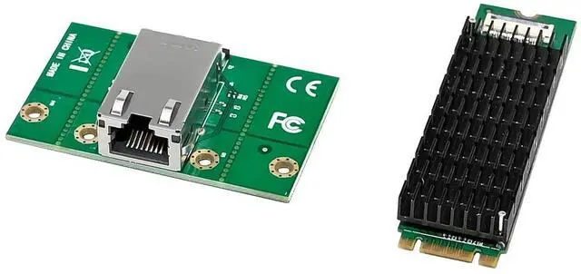 Alt view image 5 of 7 - JVFYI ST7355 M.2 B+M KEY AQC107 10GbE RJ45 Server NIC