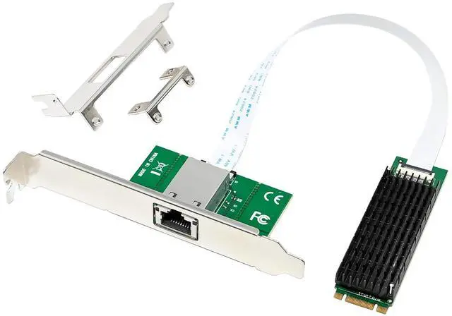 Alt view image 7 of 7 - JVFYI ST7355 M.2 B+M KEY AQC107 10GbE RJ45 Server NIC