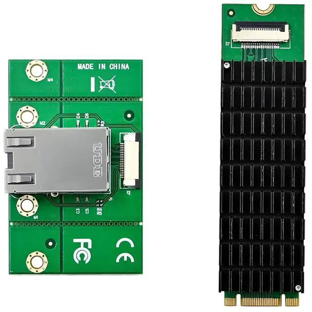 Alt view image 4 of 7 - JVFYI ST7355 M.2 B+M KEY AQC107 10GbE RJ45 Server NIC