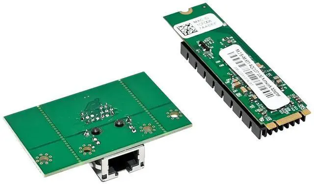 Alt view image 6 of 7 - JVFYI ST7355 M.2 B+M KEY AQC107 10GbE RJ45 Server NIC