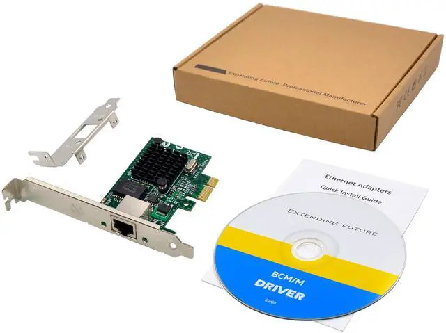 Main image of JVFYI PCIe BCM5751 NetXtreme Gigabit Network card