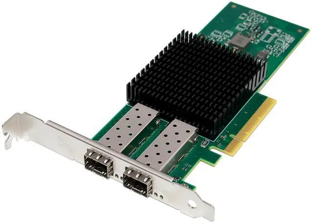 Alt view image 5 of 7 - JVFYI PCIe x8 BCM57302 Dual-Port 10GbE SFP+ Network Adapter