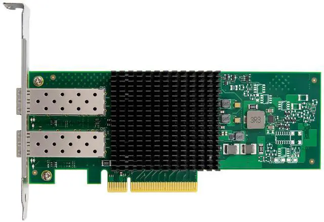 Alt view image 6 of 7 - JVFYI PCIe x8 BCM57302 Dual-Port 10GbE SFP+ Network Adapter