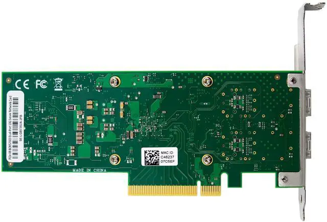 Alt view image 2 of 7 - JVFYI PCIe x8 BCM57302 Dual-Port 10GbE SFP+ Network Adapter