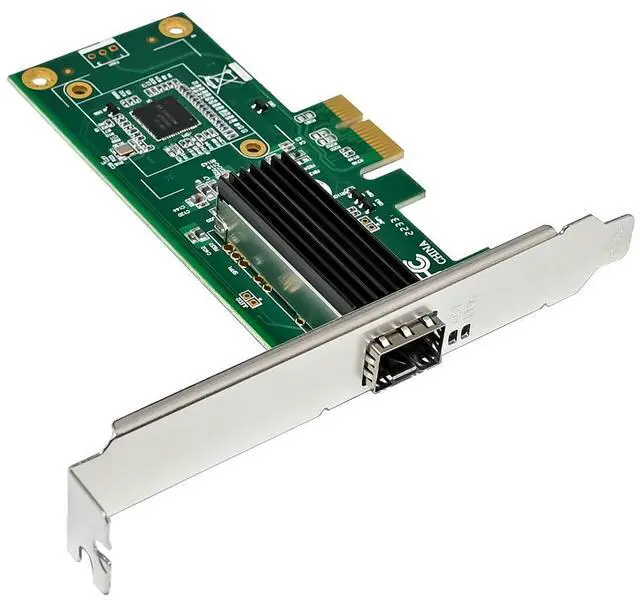 Alt view image 4 of 7 - JVFYI PCIe X1 Intel I210 Gigabit SFP Network card