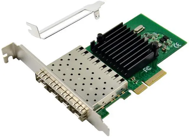 Main image of JVFYI PCIe I350 Quad-SFP Fiber Gigabit Server NIC