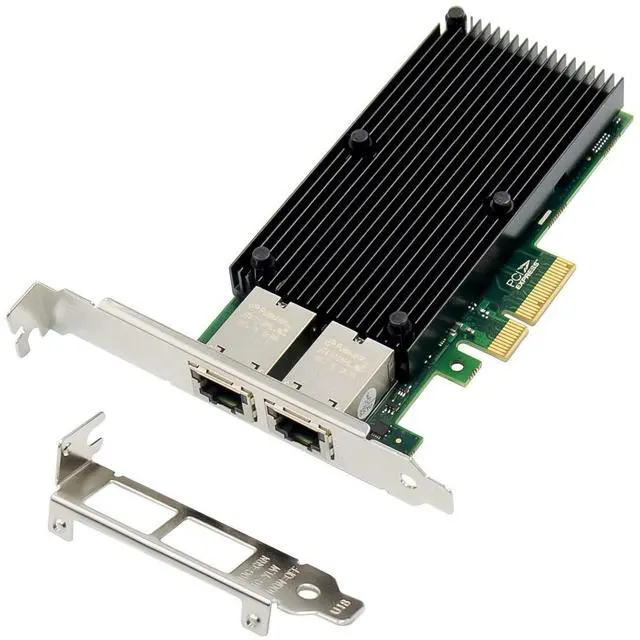 Alt view image 5 of 7 - JVFYIPCIe X4 X550 Dual-RJ45 10G Converged NIC