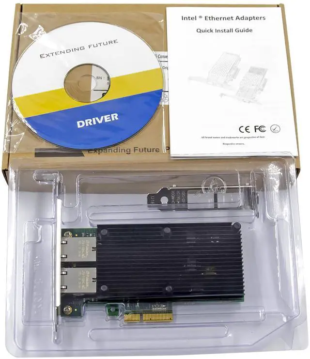 Alt view image 4 of 7 - JVFYIPCIe X4 X550 Dual-RJ45 10G Converged NIC