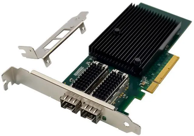 Main image of JVFYI PCIe X8 X710 Dual-SFP+ Fiber Server Converged NIC