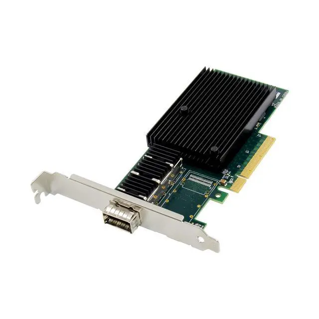 Alt view image 3 of 7 - JVFYI PCIe x8 XL710 Single- QSFP+ 40G Server Converged NIC