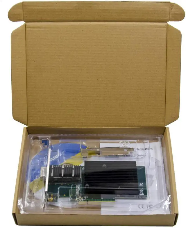 Alt view image 5 of 7 - JVFYI PCIe x8 XL710 Single- QSFP+ 40G Server Converged NIC
