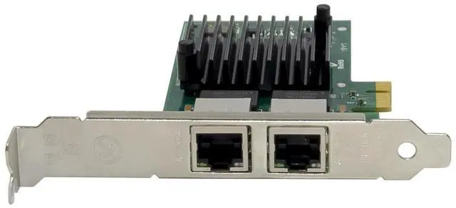 Alt view image 7 of 7 - JVFYI PCIe I350AM2 Dual-RJ45 Gigabit Server NIC