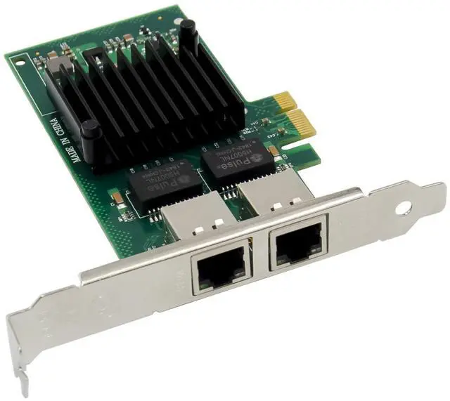 Alt view image 4 of 7 - JVFYI PCIe I350AM2 Dual-RJ45 Gigabit Server NIC