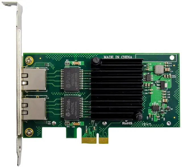 Alt view image 6 of 7 - JVFYI PCIe I350AM2 Dual-RJ45 Gigabit Server NIC