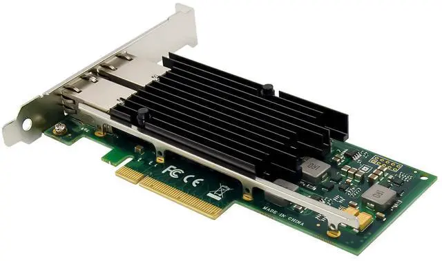 Alt view image 2 of 7 - JVFYI PCIe X8 X540 Dual-RJ45 10G Server Converged NIC