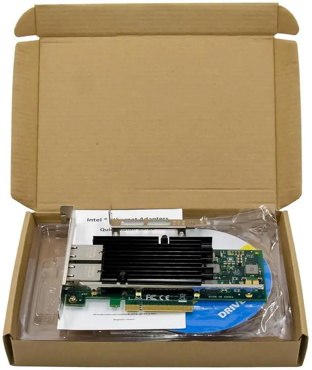 Alt view image 7 of 7 - JVFYI PCIe X8 X540 Dual-RJ45 10G Server Converged NIC