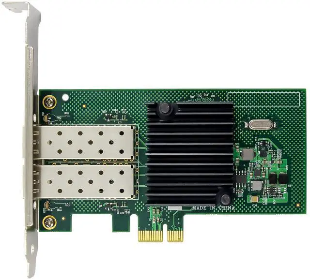 Alt view image 3 of 7 - JVFYI PCIe I350 Dual-SFP Gigabit Fiber Server NIC