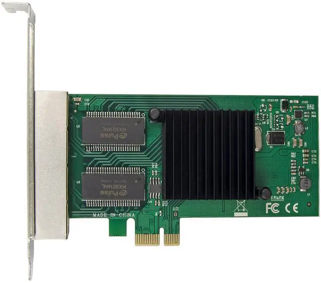 Alt view image 4 of 7 - JVFYI PCIe X4 82580EB Quad-RJ45 Gigabit Server NIC
