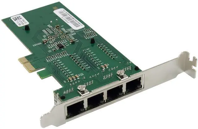 Alt view image 6 of 7 - JVFYI PCIe X4 82580EB Quad-RJ45 Gigabit Server NIC