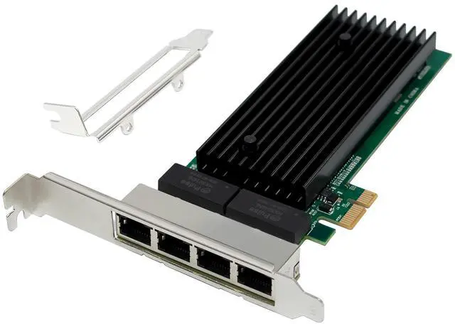 Alt view image 3 of 7 - JVFYI PCIe JL82575EB Quad-Port Gigabit Server NIC