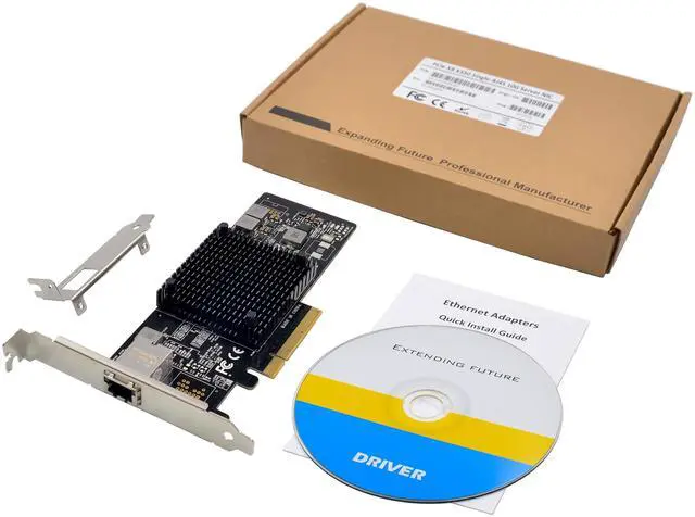 Alt view image 6 of 7 - JVFYI PCIe X8 X550 Single-RJ45 10G Converged NIC