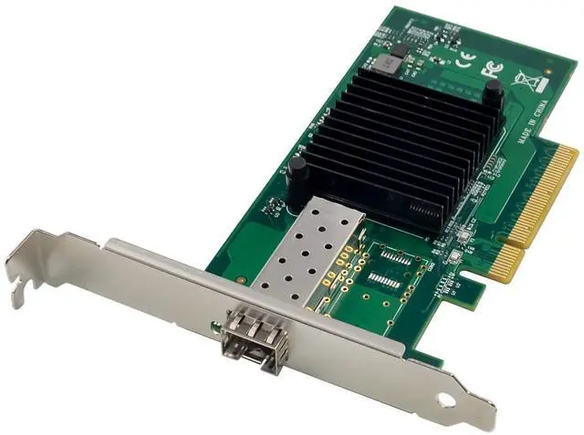 Alt view image 2 of 7 - JVFYI PCIe JL82599EN Single-SFP+ Fiber 10G Server NIC