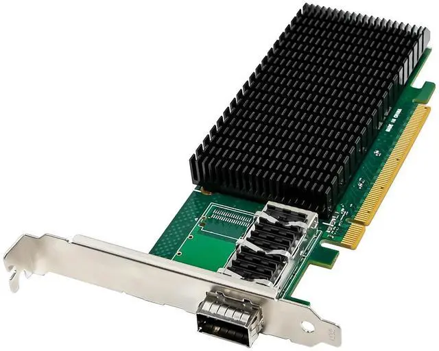 Alt view image 2 of 7 - JVFYI PCIe x16 E810 Single-Port 100G Network Adapter