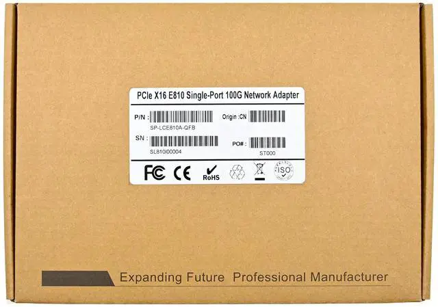 Alt view image 6 of 7 - JVFYI PCIe x16 E810 Single-Port 100G Network Adapter