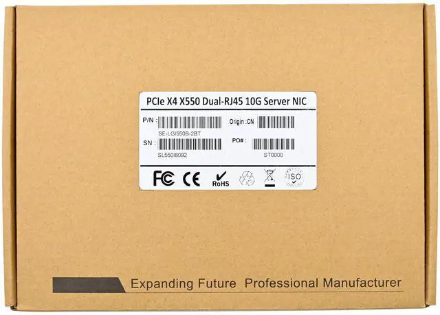 Alt view image 4 of 4 - JVFYI PCIe X4 X550 Dual-RJ45 10G Converged NIC