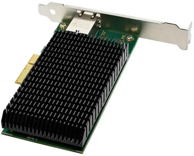 Alt view image 5 of 7 - JVFYI PCIe X4 X550 Single-RJ45 10G Converged NIC