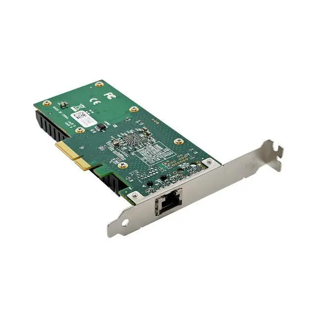 Alt view image 6 of 7 - JVFYI PCIe X4 X550 Single-RJ45 10G Converged NIC