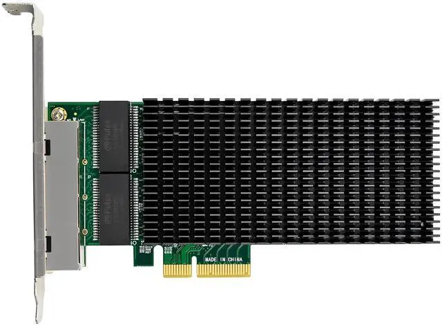 Alt view image 3 of 7 - JVFYI PCIe x4 I210-T4 GbE Vision Network Adapter