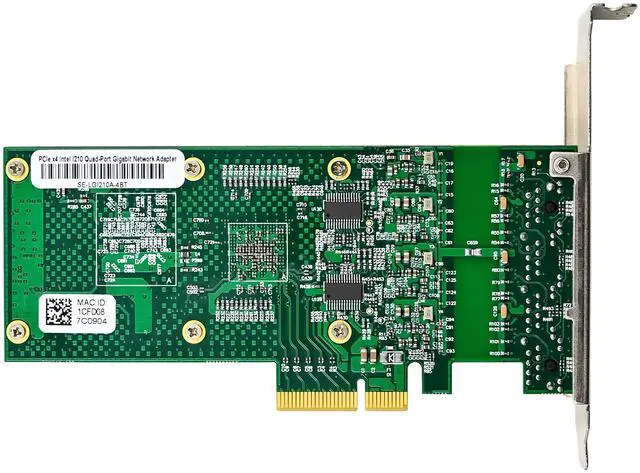 Alt view image 4 of 7 - JVFYI PCIe x4 I210-T4 GbE Vision Network Adapter