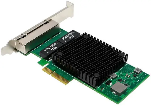 Alt view image 5 of 7 - JVFYI PCIe X4 82580EB Quad-RJ45 Gigabit Server NIC v2.0