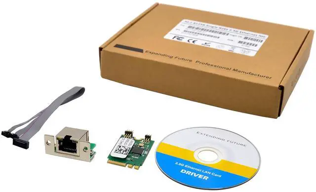 Alt view image 6 of 7 - JVFYI M.2 A+E RTL8125B Single-Port 2.5G Ethernet NIC