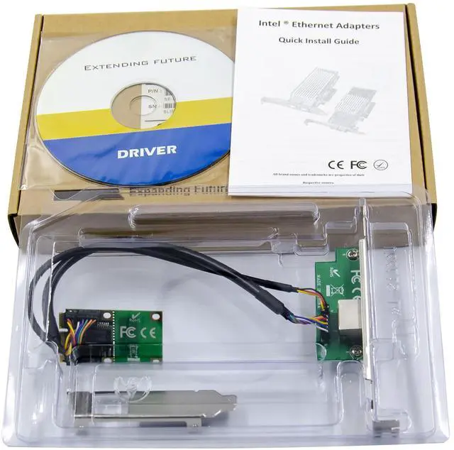 Alt view image 6 of 7 - JVFYI MiniPCIe 82574L Gigabit Ethernet Card