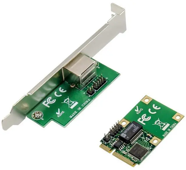 Alt view image 3 of 7 - JVFYI MiniPCIe 82574L Gigabit Ethernet Card