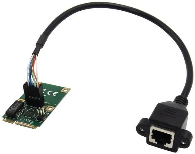 Alt view image 4 of 7 - JVFYI MiniPCIe RTL8111F Single-RJ45 Gigabit Ethernet Card