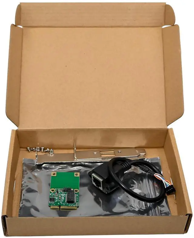 Alt view image 7 of 7 - JVFYI MiniPCIe 210AT Single-RJ45 Gigabit Server NIC