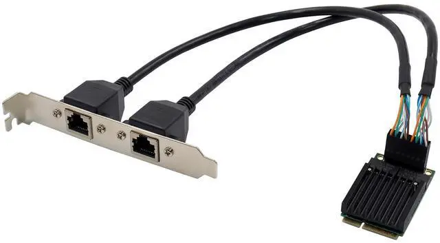 Main image of JVFYI MINI PCIe I210 2-Port Gigabit Network Card