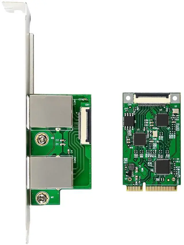 Alt view image 4 of 7 - JVFYI MiniPCIE RTL8125B Dual-Port 2.5G Ethernet NIC
