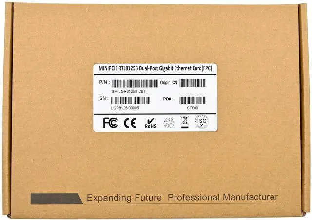 Alt view image 7 of 7 - JVFYI MiniPCIE RTL8125B Dual-Port 2.5G Ethernet NIC