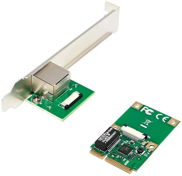 Alt view image 4 of 7 - JVFYI MiniPCIe RTL8111F Single-RJ45 Gigabit Ethernet Card