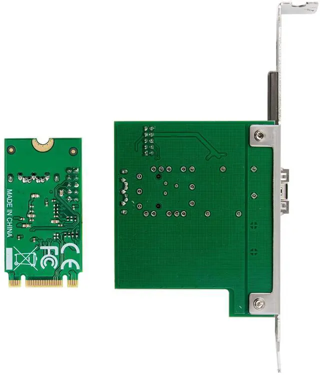 Alt view image 3 of 7 - JVFYI M.2 B+M KEY I210 Single-SFP GbE Server NIC