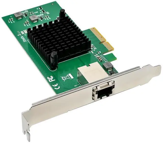 Alt view image 2 of 7 - JVFYI PCIe X4 AQC107 Single- 10G Server Converged NIC