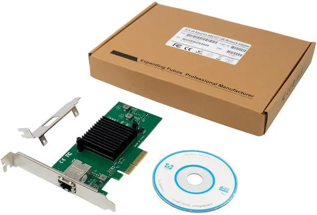 Alt view image 6 of 7 - JVFYI PCIe X4 AQC107 Single- 10G Server Converged NIC